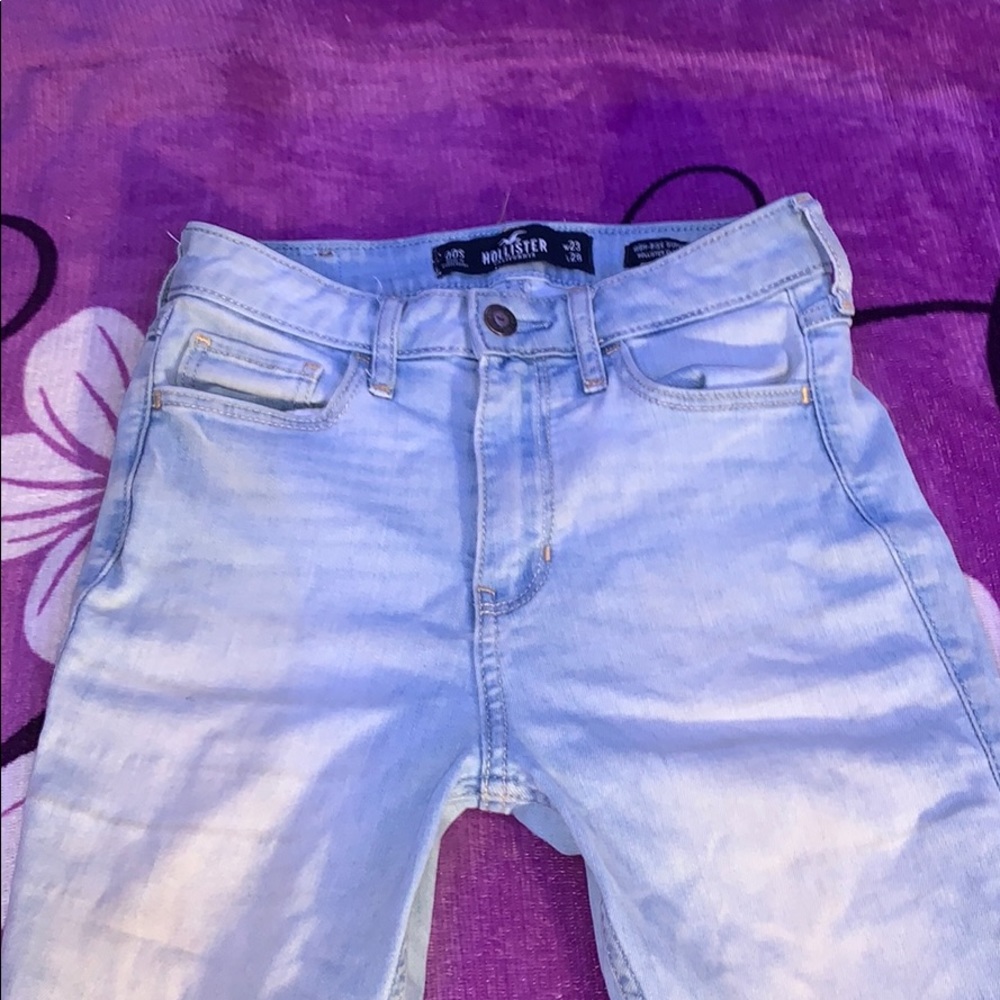 High rise super skinny jeans